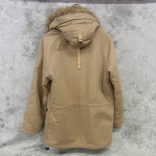 ALPHA INDUSTRIES モッズコート ベージュ