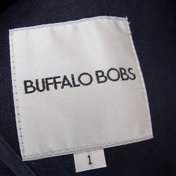 実際に弊社で買取させて頂いたBUFFALO BOBS/バッファローボブズ 麻混 テーラードジャケット/1の画像 2枚目