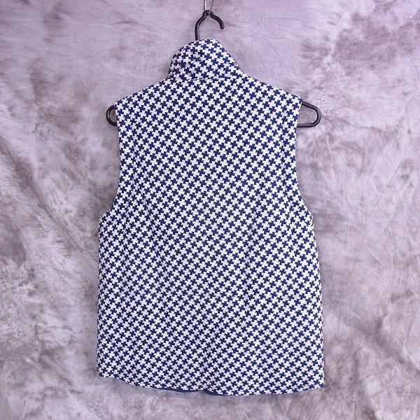 実際に弊社で買取させて頂いたBLUEBLUE JAPAN/ブルーブルー 日本製 総柄 中綿ベスト/Mの画像 1枚目