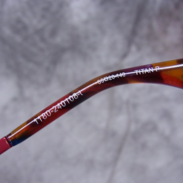 実際に弊社で買取させて頂いたｌess than human/レスザンヒューマン 乱 メガネフレーム 1180-240108-tの画像 5枚目