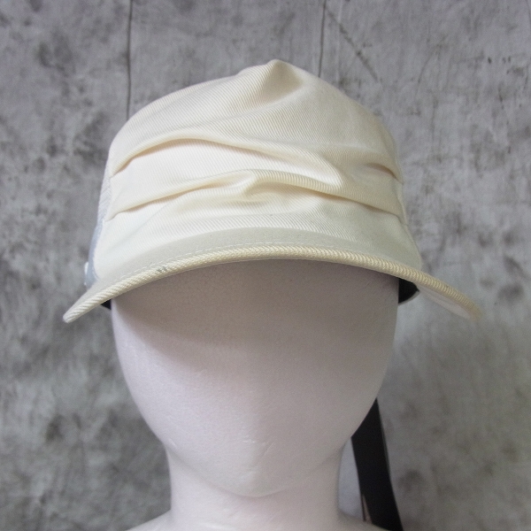 実際に弊社で買取させて頂いた LITHIUM HOMME/リチウムオム RIRI CAP/メッシュキャップ ホワイトの画像 1枚目