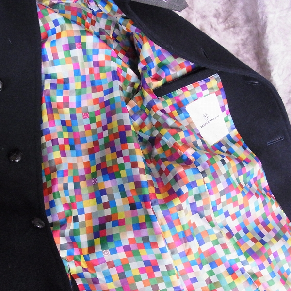 実際に弊社で買取させて頂いたuniform experiment/ユニフォームエクスペリメント ウールコート/1の画像 2枚目