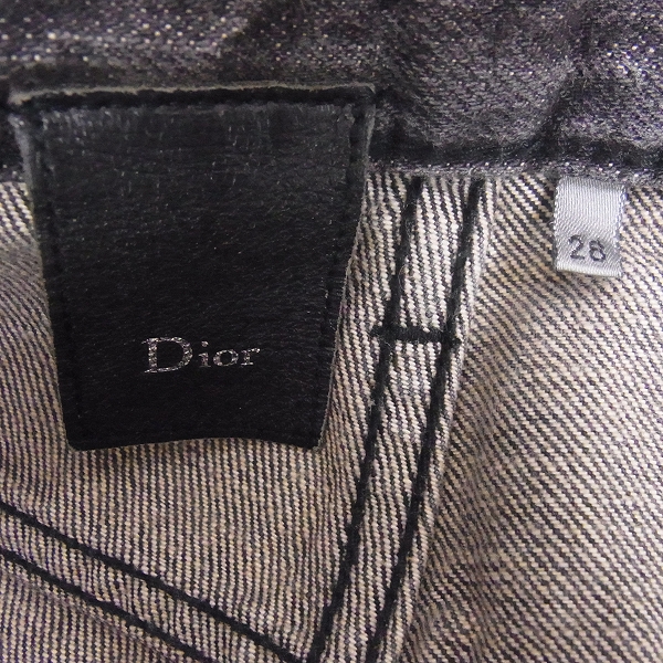 実際に弊社で買取させて頂いたDIOR HOMME/ディオール オム デニムパンツ/ジーンズ/003D002TY001/28の画像 3枚目