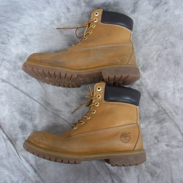 実際に弊社で買取させて頂いたTimberland/ティンバーランド 6インチプレミアムブーツ 10061 9Mの画像 2枚目