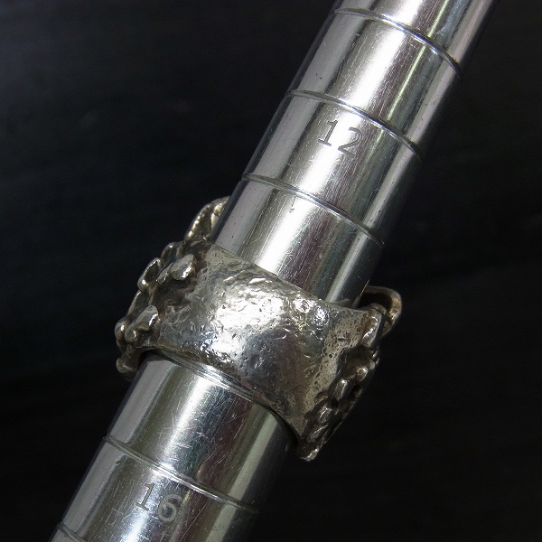 実際に弊社で買取させて頂いたCRAZY PIG/クレイジーピッグ スリーワイズスカルリング/14.5号の画像 8枚目