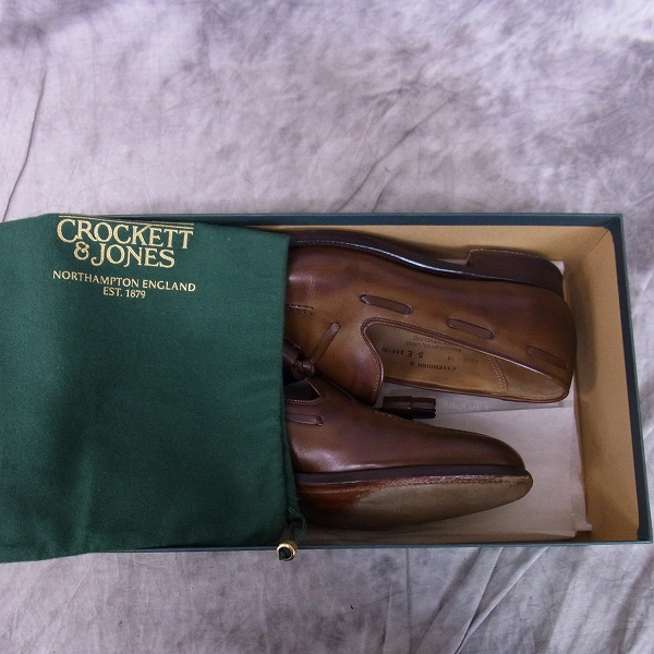 実際に弊社で買取させて頂いたCROCKETT&JONES/クロケットジョーンズ BEAMS F別注 CAVENDISH 3 LAST375/5Eの画像 8枚目