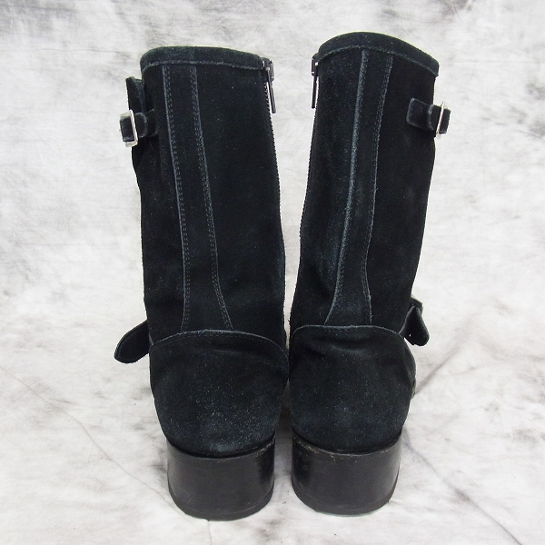 実際に弊社で買取させて頂いたLITHIUM HOMME/リチウムオム スウェードサイドジップブーツ/43の画像 1枚目
