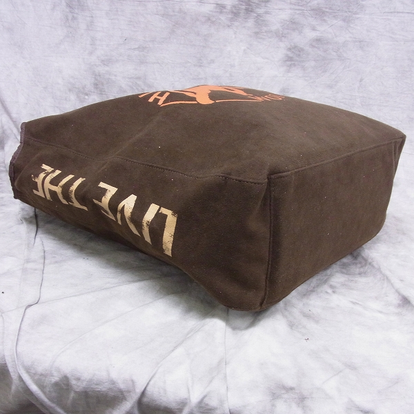 実際に弊社で買取させて頂いた【未使用】HUNTING WORLD/ハンティングワールド リバーシブル スエード/ナイロントートバッグの画像 4枚目