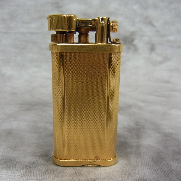 実際に弊社で買取させて頂いたdunhill/ダンヒル UNIQUE/ユニーク ガスライター ゴールドの画像 1枚目