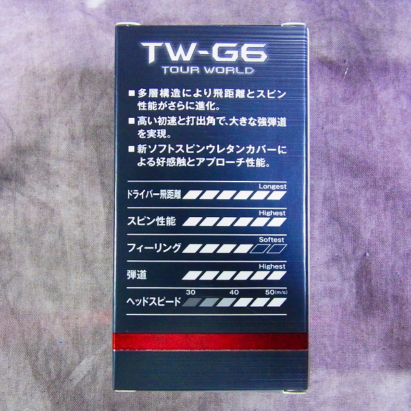 実際に弊社で買取させて頂いた【未使用】HONMA/ホンマ ゴルフボール TW-G6 2ダース ホワイト の画像 2枚目