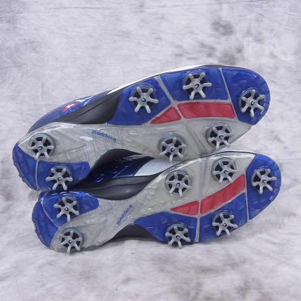 実際に弊社で買取させて頂いたLe coq sportif/ルコック ゴルフシューズ ダイヤルタイプ QQ0592/25.5の画像 3枚目