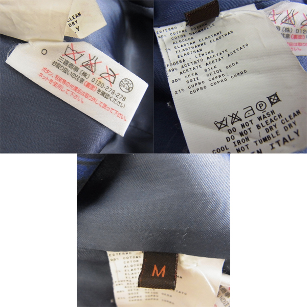 実際に弊社で買取させて頂いたETRO/エトロ コーデュロイトレンチコート/Mの画像 3枚目