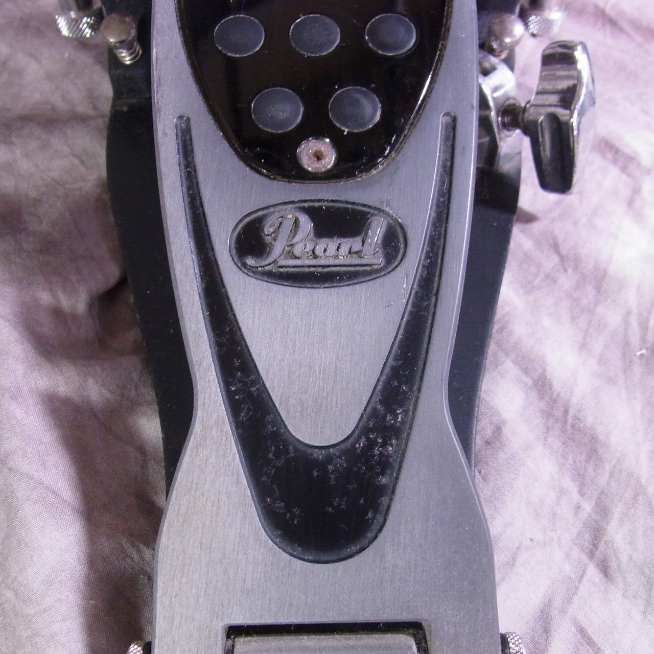 実際に弊社で買取させて頂いた中古 Pearl パール P-2002C PowerShifter Eliminator ツインペダル ドラム キックペダルの画像 1枚目