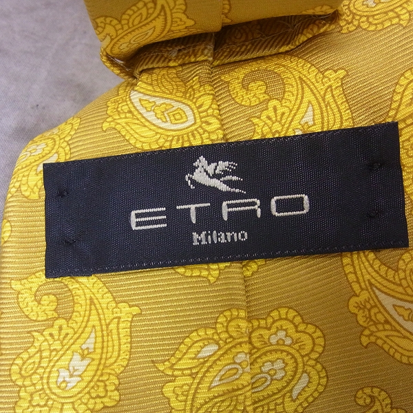 実際に弊社で買取させて頂いた【未使用】ETRO/エトロ ネクタイ シルク ペイズリー柄 イタリア製の画像 1枚目