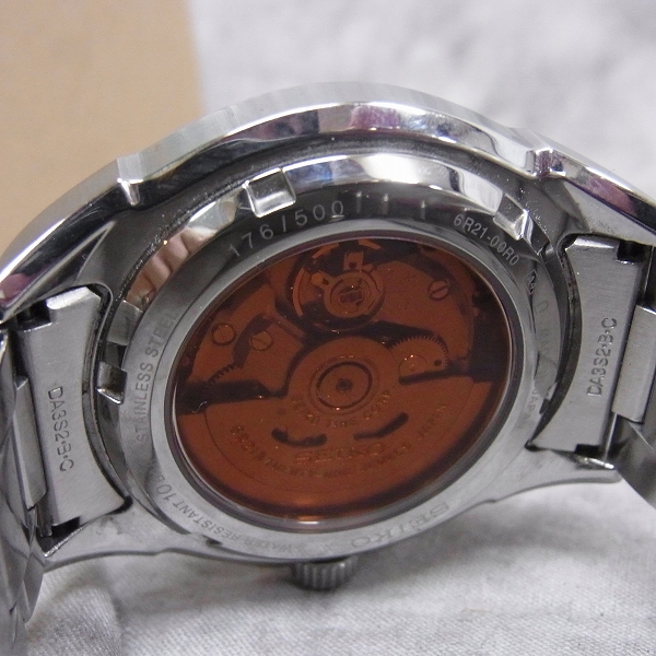 実際に弊社で買取させて頂いたSEIKO/セイコー BRIGHTZ/ブライツ バカルディコラボ ワーリザーブ バカルディ8 SDGC017 500個限定の画像 5枚目