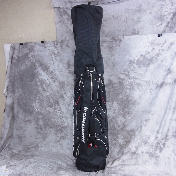 実際に弊社で買取させて頂いた★Le coq sportif/ルコック キャディバッグ QQ1178 ブラックの画像 2枚目
