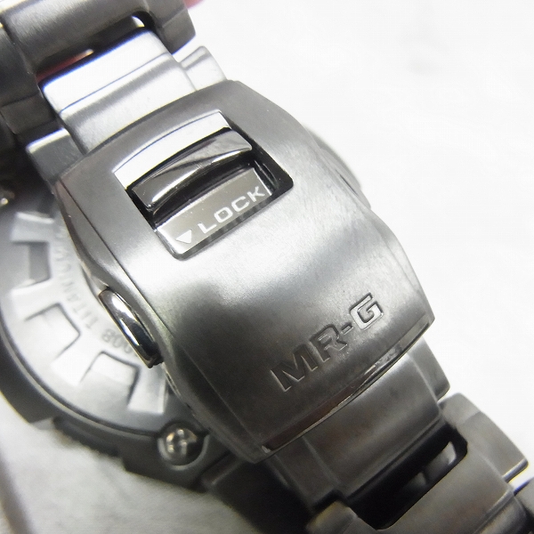 実際に弊社で買取させて頂いたG-SHOCK/Gショック MR-G ソーラー タフムーブメント MRG-7700B-1AJFの画像 2枚目