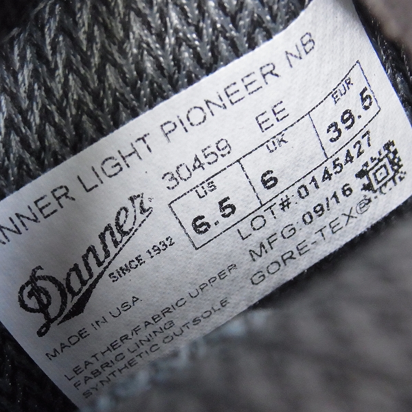 実際に弊社で買取させて頂いたDANNER×new balance/ダナー×ニューバランス GORE-TEX DANNER LIGHT PIONEER/ダナーライトパイオニア 30459/6.5の画像 5枚目