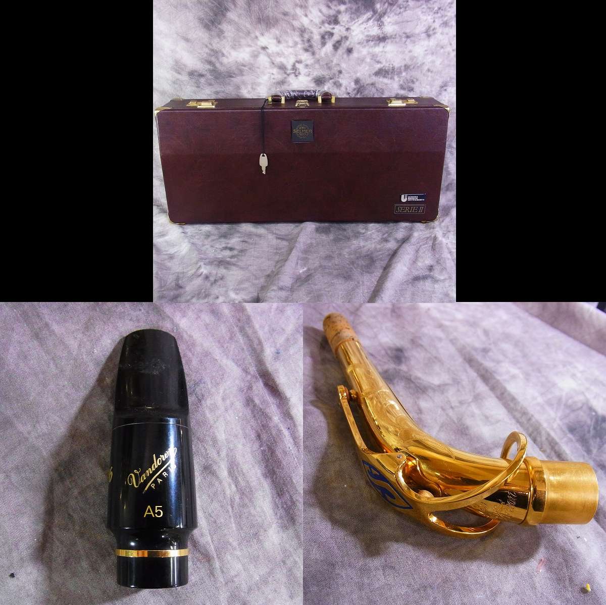 実際に弊社で買取させて頂いた★SELMER/セルマー SUPER ACTION SERIE Ⅱ 2 アルトサックス 純正ケース付の画像 9枚目