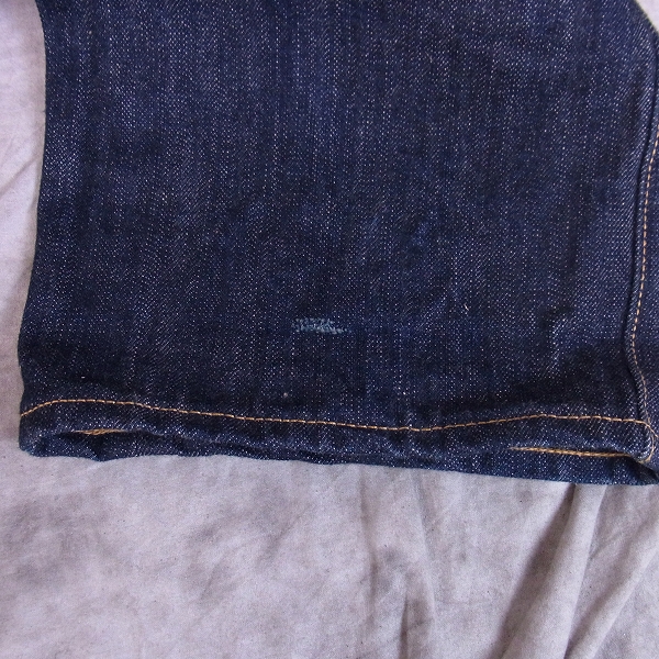 実際に弊社で買取させて頂いたSUGAR CANE/シュガーケーン USA製 1966モデル セルビッチ ストレートデニム ｗ34の画像 7枚目