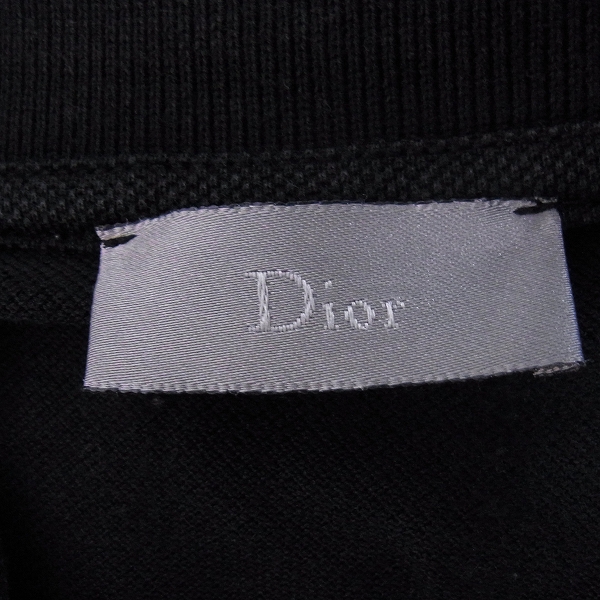 実際に弊社で買取させて頂いたDIOR HOMME/ディオール オム 半袖ポロシャツ蜂刺繍/44の画像 2枚目