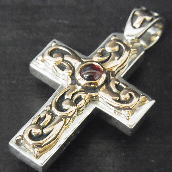 実際に弊社で買取させて頂いたLord Camelot/ロードキャメロット　 SVOXD GNT L/ソードクロス リバーシブルペンダント w/ガーネット LC-173r GN