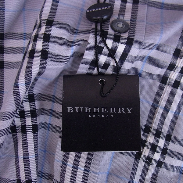 実際に弊社で買取させて頂いたBURBERRY LONDON/バーバリーロンドン 刺繍 チェック柄長袖シャツ/Mの画像 8枚目