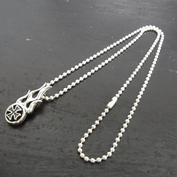 実際に弊社で買取させて頂いたTRAVIS WALKER/トラヴィスワーカー フレイムドクロスチャームの画像 4枚目