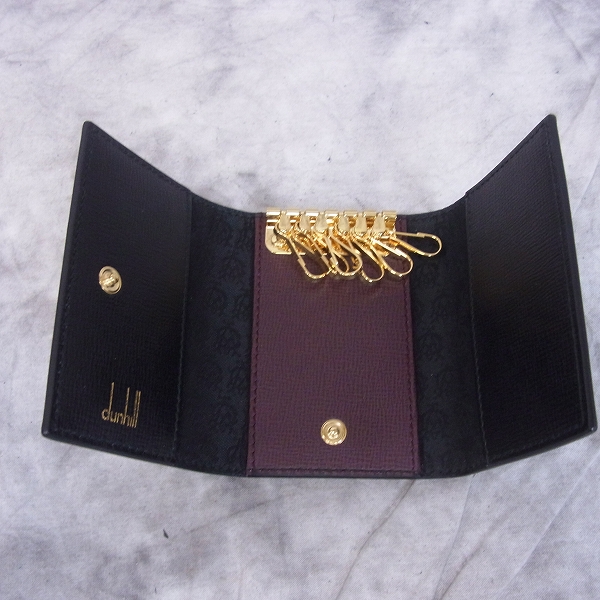 実際に弊社で買取させて頂いたdunhill/ダンヒル 6連キーフック キーケース 箱付きの画像 4枚目