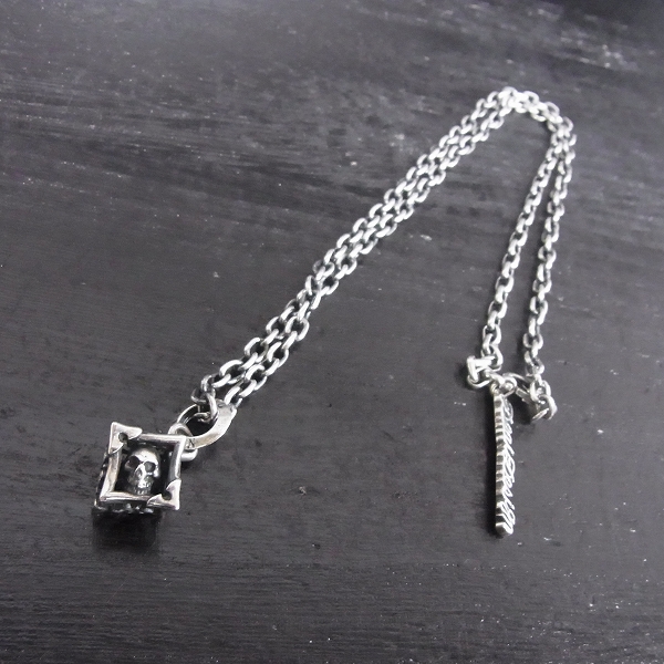 実際に弊社で買取させて頂いたDEAL DESIGN/ディールデザイン カジノキューブ ネックレス