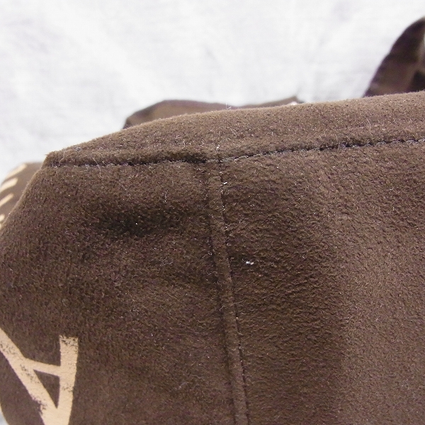 実際に弊社で買取させて頂いた【未使用】HUNTING WORLD/ハンティングワールド リバーシブル スエード/ナイロントートバッグの画像 8枚目