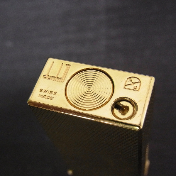 実際に弊社で買取させて頂いたdunhill/ダンヒル バーレイ ローラーガスライター ゴールド/RL1401の画像 2枚目