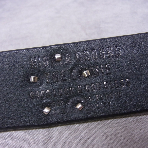 実際に弊社で買取させて頂いたCRIMIE/クライミー レザー スター スタッズベルト/30の画像 4枚目
