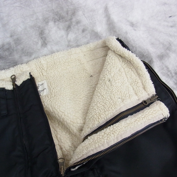 実際に弊社で買取させて頂いたGOODENOUGH/グッドイナフ GWB-6 ボアフライトジャケット セットアップ/Mの画像 6枚目