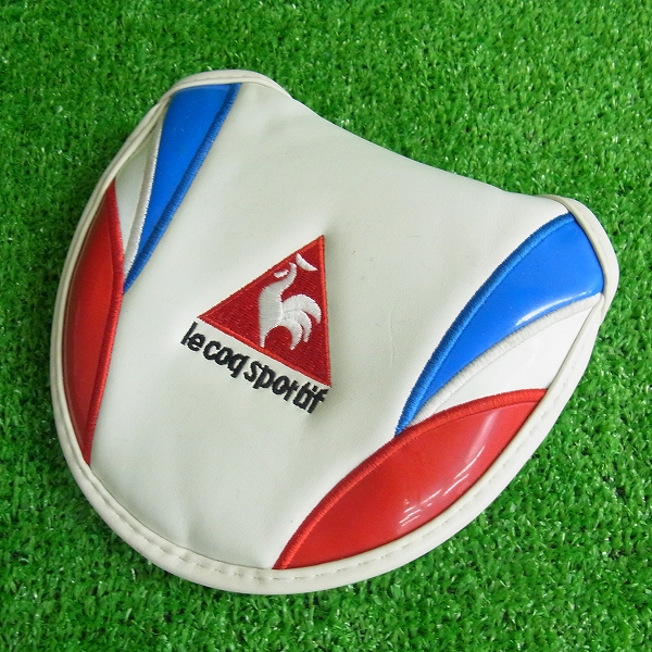 実際に弊社で買取させて頂いたLe coq sportif/ルコック ヘッドカバー3点セット QQ4238 フェアウェイウッド用+マレット型パター用 ホワイトの画像 6枚目