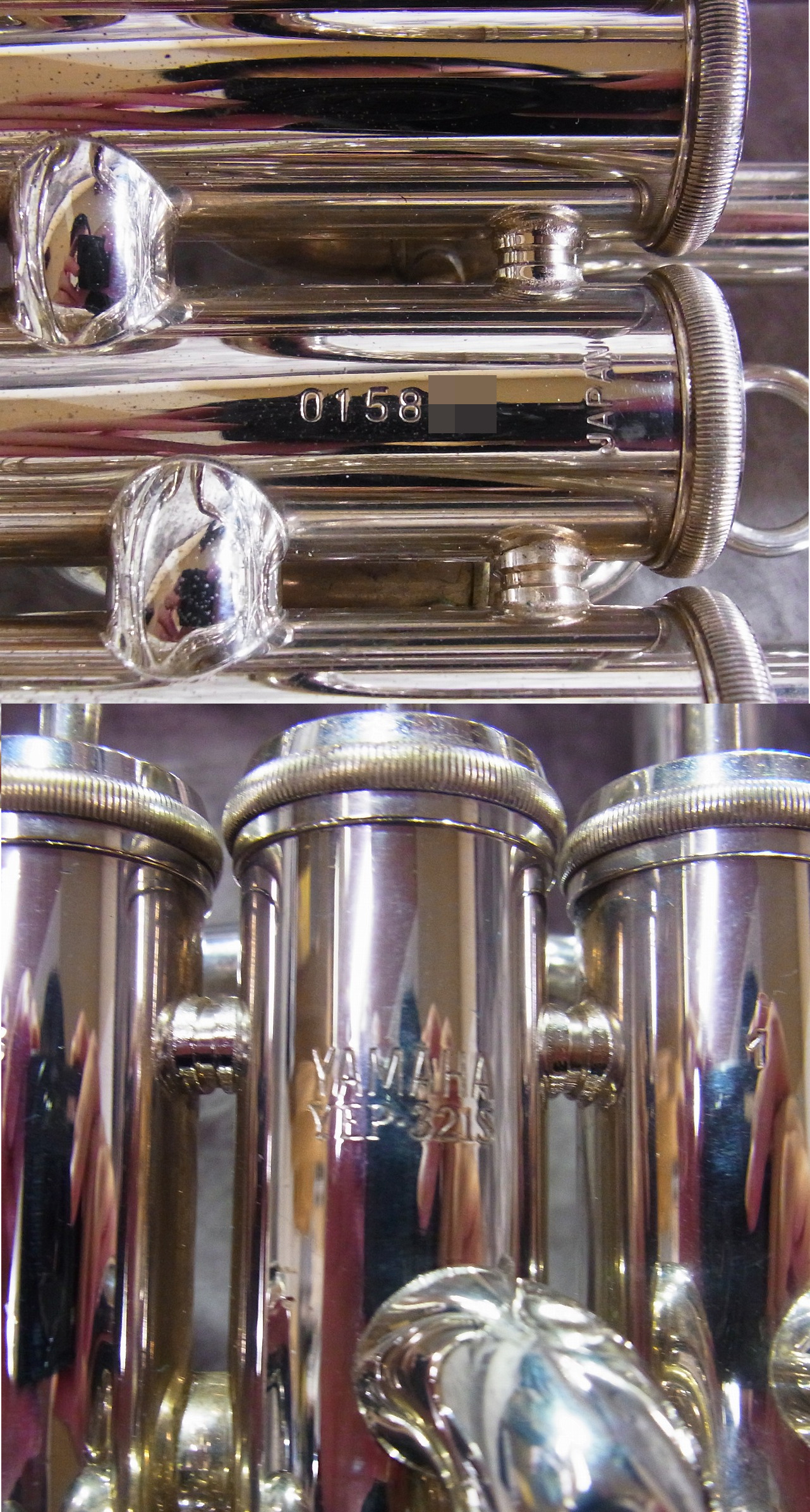 実際に弊社で買取させて頂いた★YAMAHA/ヤマハ ユーフォニアム YEP-321S 銀メッキ仕上げ 日本製の画像 1枚目