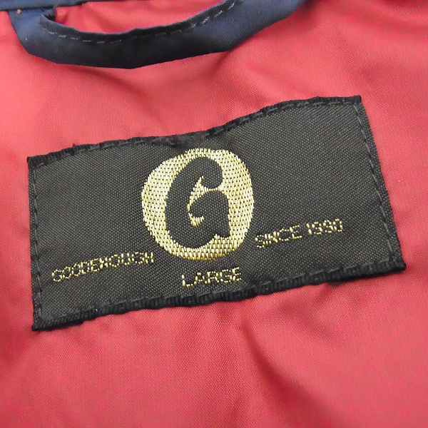実際に弊社で買取させて頂いたGOODENOUGH/グッドイナフ ダウンジャケット ライトブルー/Lの画像 2枚目