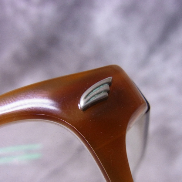 実際に弊社で買取させて頂いた白山眼鏡店/ハクサンメガネ フルリム/木目調 眼鏡/メガネフレームの画像 6枚目