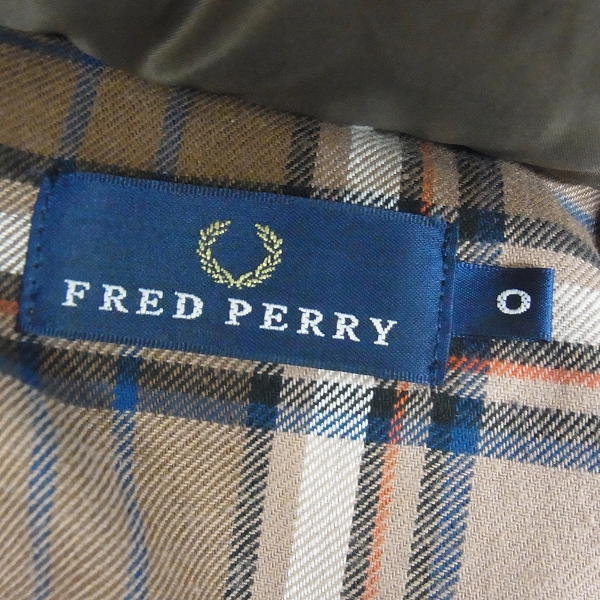 実際に弊社で買取させて頂いたFRED PERRY/フレッドペリー ダウンジャケット F2018 /Oの画像 2枚目