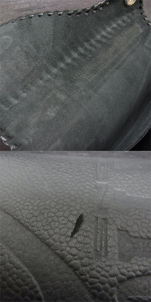 実際に弊社で買取させて頂いたCRAZY PIG/クレイジーピッグ レザーウォレット/長財布w/スカルジップの画像 8枚目