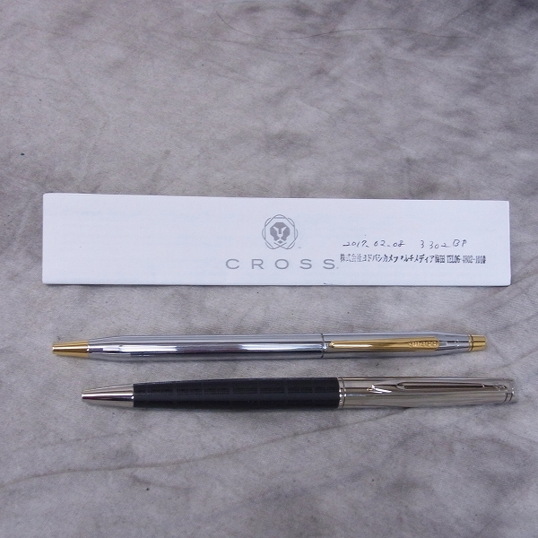 実際に弊社で買取させて頂いたCROSS/クロス WATERMAN/ウォーターマン ローラー式ボールペン 2点セットの画像 6枚目