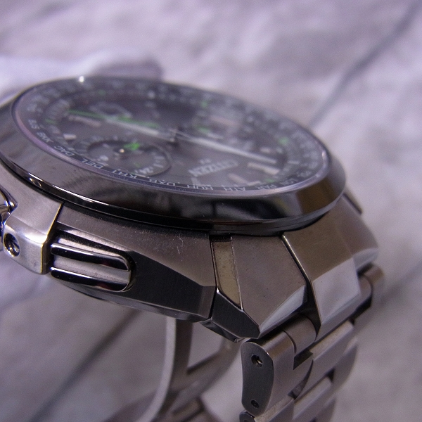 実際に弊社で買取させて頂いたCITIZEN/シチズン アテッサ エコドライブ 腕時計 CC1086-50E の画像 5枚目