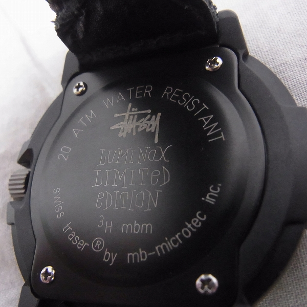 Stussy×LUMINOX/ステューシー×ルミノックス コラボ NAVY SEALS 腕時計