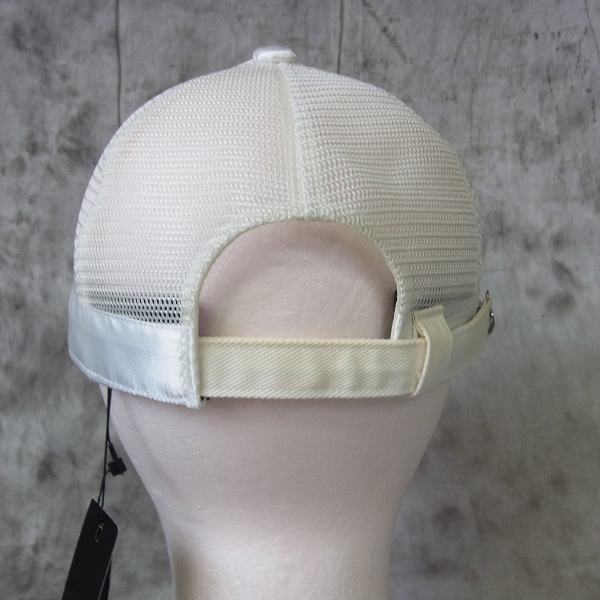 実際に弊社で買取させて頂いた LITHIUM HOMME/リチウムオム RIRI CAP/メッシュキャップ ホワイトの画像 3枚目