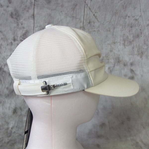 実際に弊社で買取させて頂いた LITHIUM HOMME/リチウムオム RIRI CAP/メッシュキャップ ホワイトの画像 2枚目