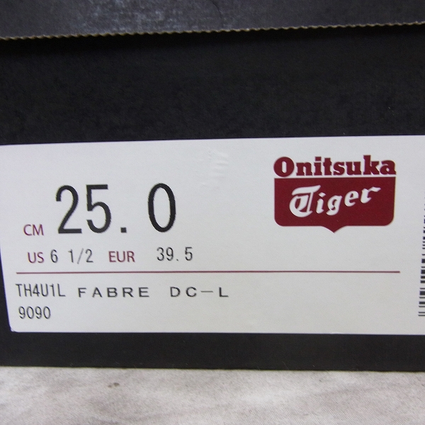 実際に弊社で買取させて頂いたOnitsuka Tiger/オニツカタイガー  FABRE/ファブレ スニーカー TH4U1L/25の画像 9枚目
