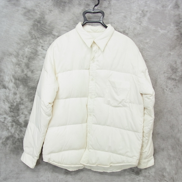 実際に弊社で買取させて頂いたGOODENOUGH/グッドイナフ ボタンダウン ダウンジャケット ホワイト/M