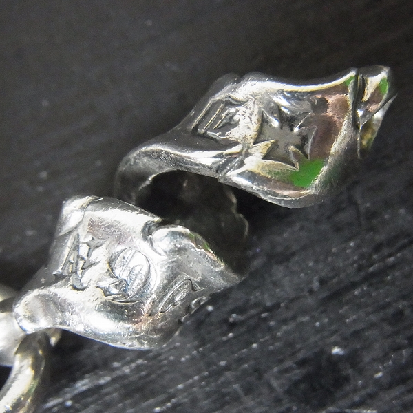 実際に弊社で買取させて頂いたDEAL DESIGN/ディールデザイン フレイム フラッグ シルバー キーリングの画像 2枚目