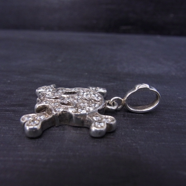 実際に弊社で買取させて頂いたLoree Rodkin/ローリーロドキン フラットパヴェ スカルペンダントの画像 4枚目