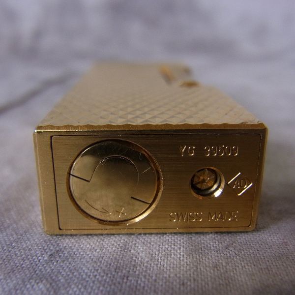 実際に弊社で買取させて頂いたdunhill/ダンヒル YG/ゴールドカラー ガスライター/YG 39509の画像 4枚目